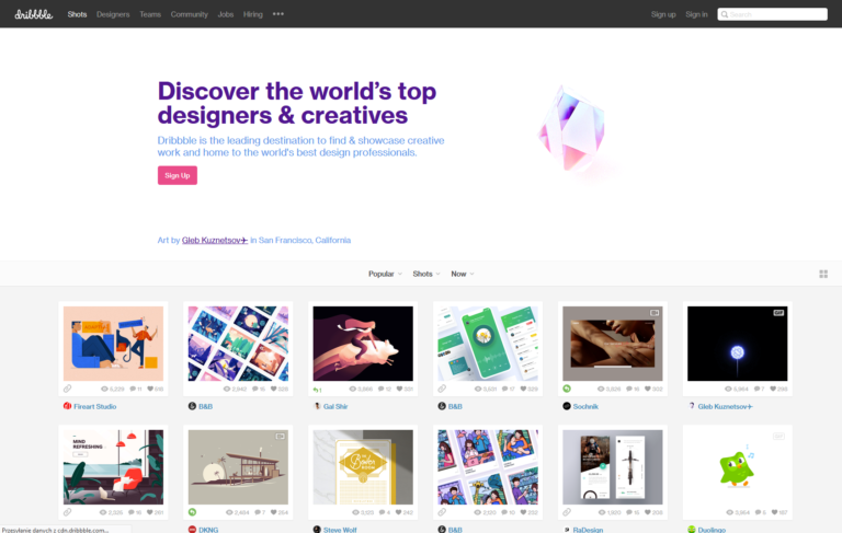 Dribbb Dribbble – Lista ponad 150 przydatnych narzędzi – Jacek Kłosiński